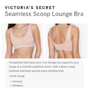 Victoria's secret seamless scoop lounge bra